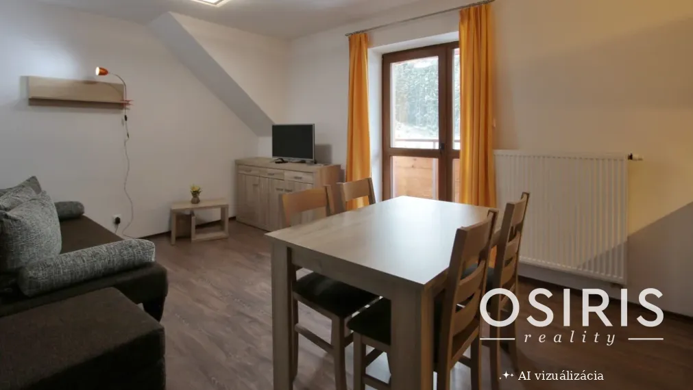Na predaj kompletne zariadený 2-izbový apartmán priamo pri zjazdovke – Demänovská dolina