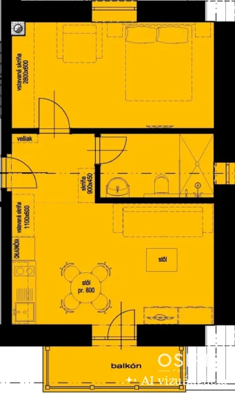 Na predaj kompletne zariadený 2-izbový apartmán priamo pri zjazdovke – Demänovská dolina