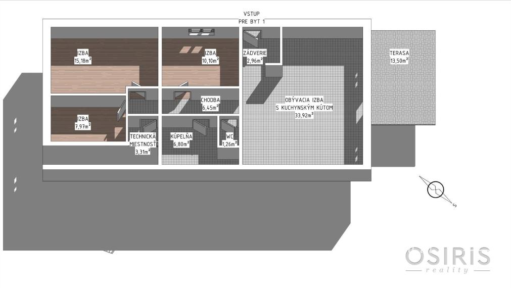 4i byt v novostavbe s pozemkom 125 m2, 2x parkovanie, Bernolákovo