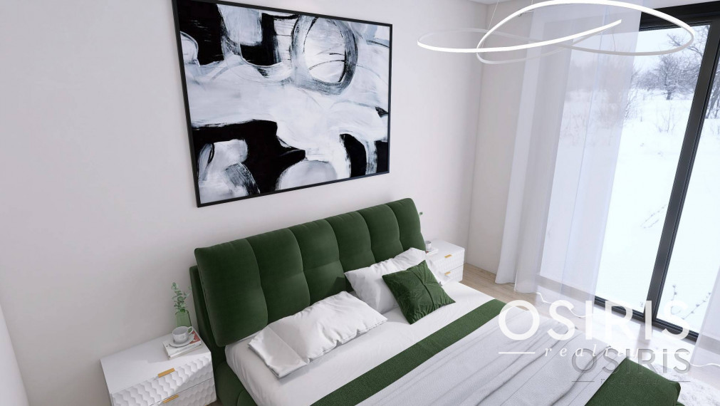 2i byt, novostavba 2023, balkón 11.99m2, 1x parkovacie miesto, pivnica