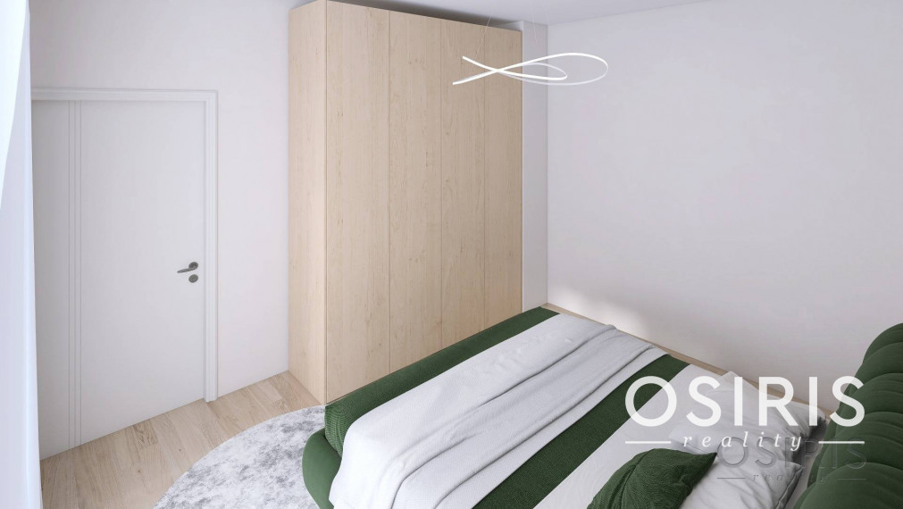 2i byt, novostavba 2023, balkón 11.99m2, 1x parkovacie miesto, pivnica