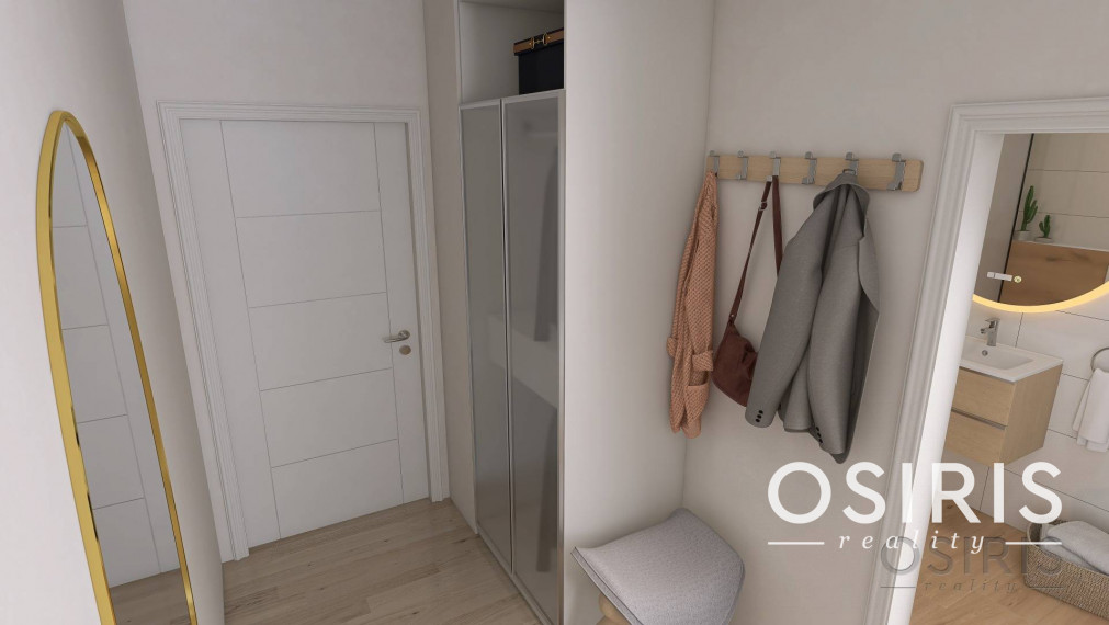 2i byt, novostavba 2023, balkón 11.99m2, 1x parkovacie miesto, pivnica