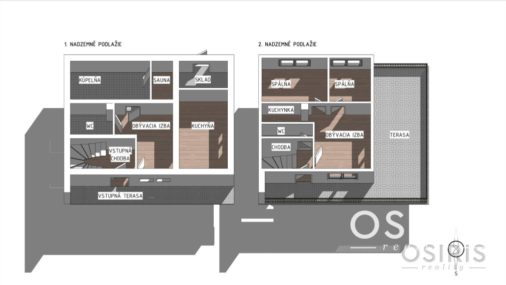 4i chata, po rekonštrukcii z r. 2007, pri vodnej priehrade Dubník