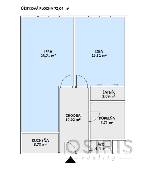 Rekonštruovaný 2i byt - 72 m2, kolaudácia r. 2007, Budatínska ul, Petržalka