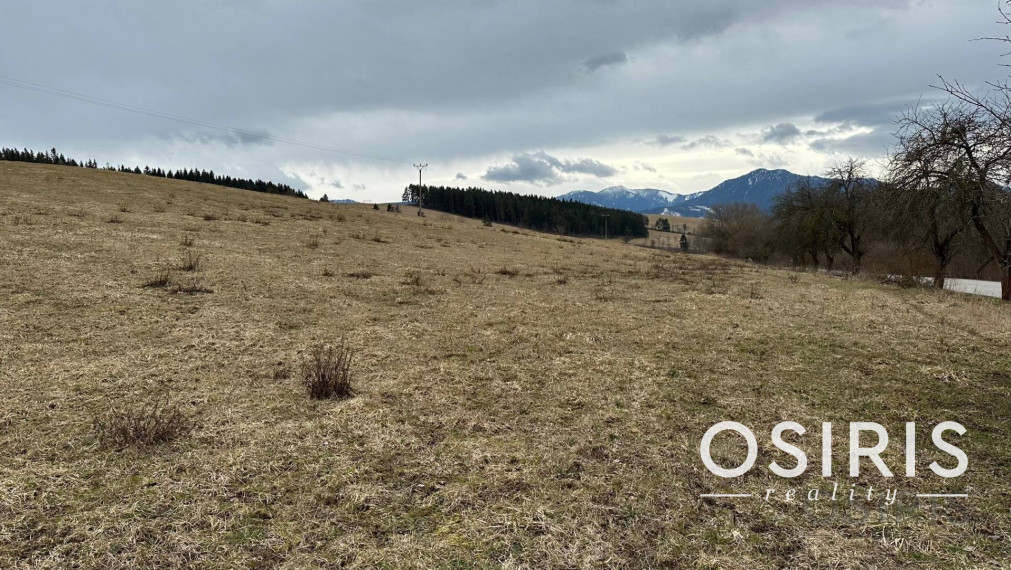 Novinka NOVÝ stavebný pozemok 2 000 m2, obec Liptovský Ondrej