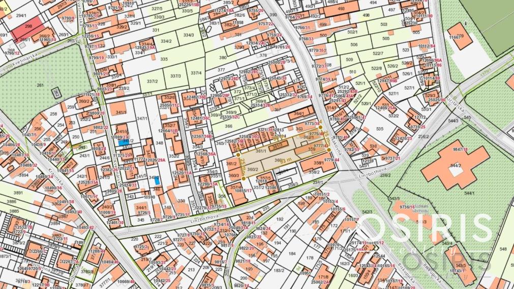 Stavebný pozemok 2319 m2, 2x Rodinný dom, 2x skladový priestor, Nákovná ul.