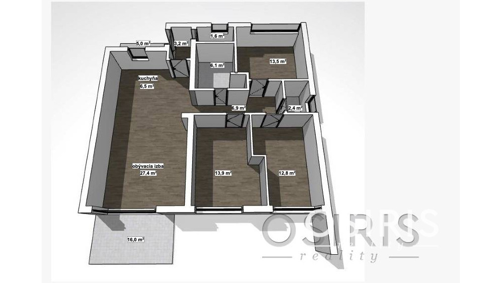 Klimatizovaný, samostatný 4i rodinný dom, terasa, novostavba 2020, Miloslavov