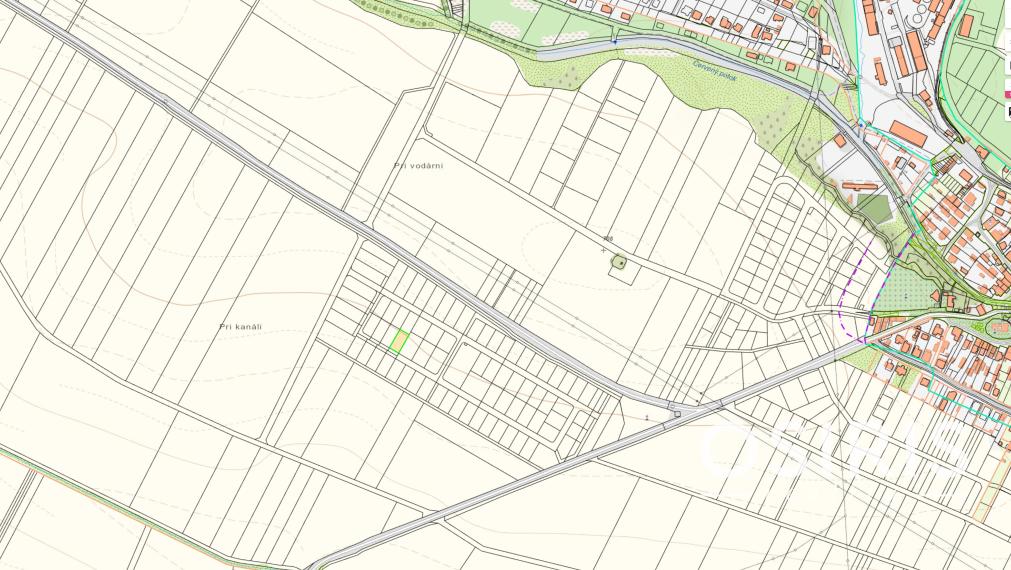 Slnečný stavebný pozemok 684 m2, obec Mlynica