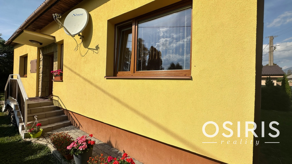 3i rodinný dom s rovinatým pozemkom 662 m2, Liptovská Ondrašová, okres Lipt. Mikuláš