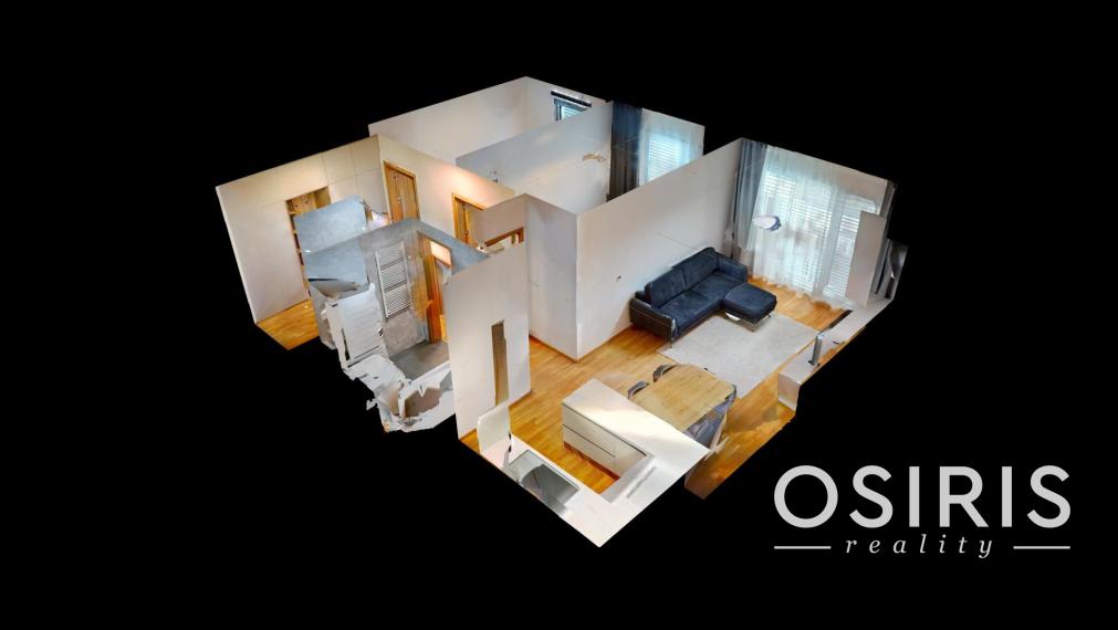 3i byt zariadený dizajnérom v novostavbe Cubicon, parkovanie v garáži