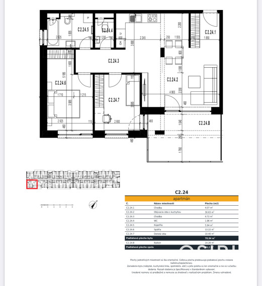 Krásny 3 izbový byt s veľkou terasou - skolaudované