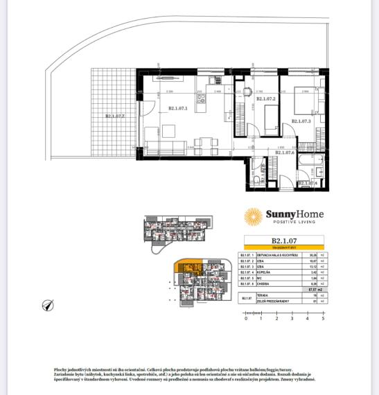 Moderný 3 izbový byt s priestrannou predzáhradkou