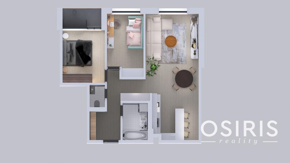 Rezervované: Klimatizovaný 3i byt s loggiou, novostavba 2018, parkovacie miesto v garáži