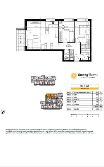 Praktický 3 izbový byt v štandarde s loggiou za výbornú cenu