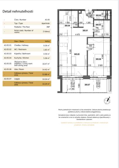 WineHills - 2 izbový byt s krásnym výhľadom na Bratislavu