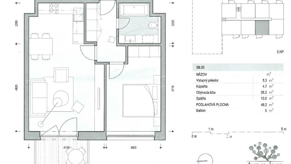 Klimatizovaný 2i byt s balkónom na Trnavskej ulici, novostavba 2020