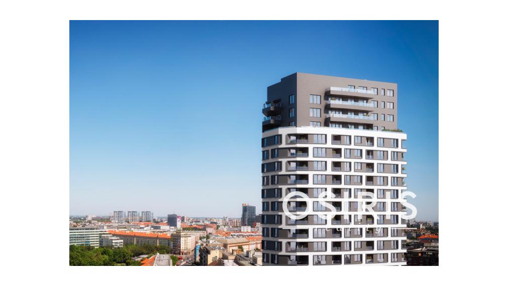 Klimatizovaný 2i byt s balkónom a s výhľadom na hrad, novostavba 2020