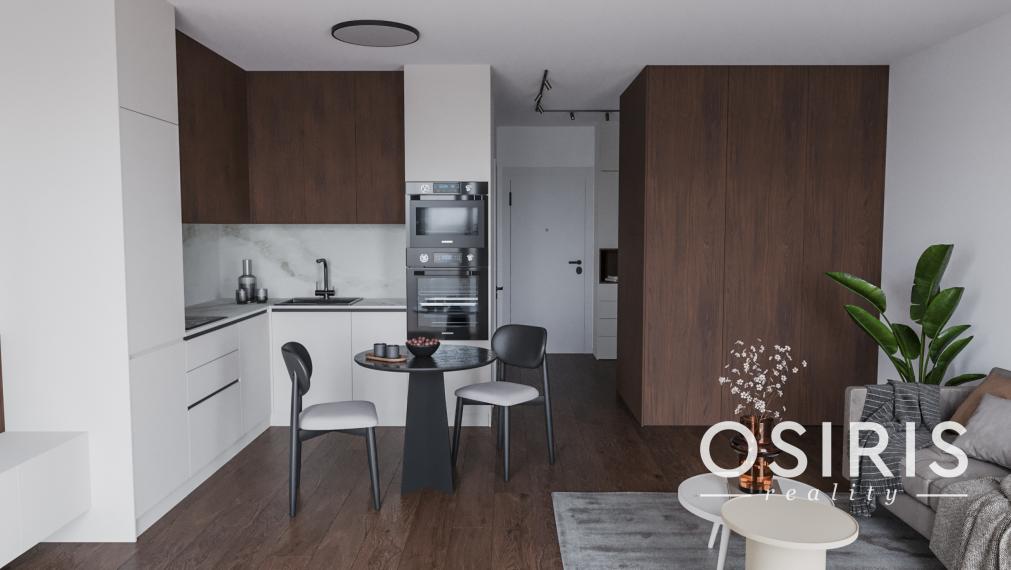 1-izbový byt s terasou v projekte VERDENA, r. 2025, zariadený v štandarde