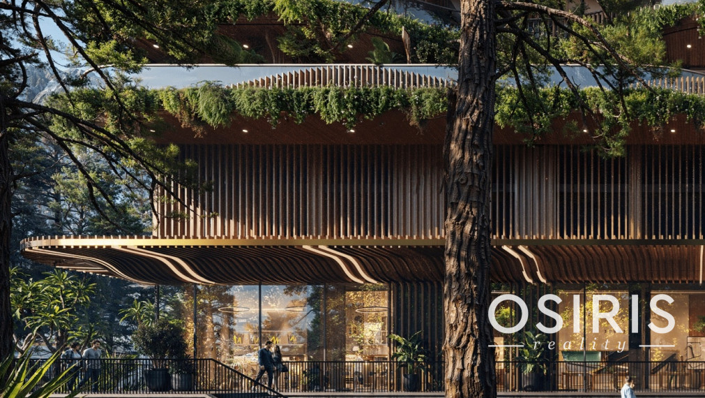 Luxusný apartmán s výhľadom na more v exkluzívnom hoteli v meste Batumi, bazén na streche hotela