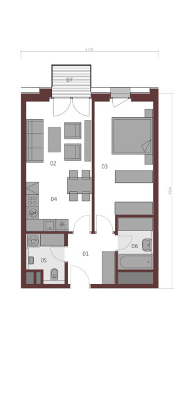 Najlepšia cena na trhu - Metropolis - 2 izb. apartmán s garážovým miestom