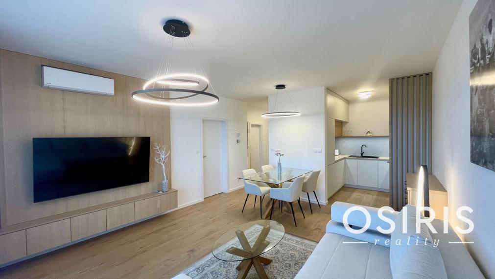 Prenájom úplne nového, luxusného 2 izb. bytu s garážovým miestom