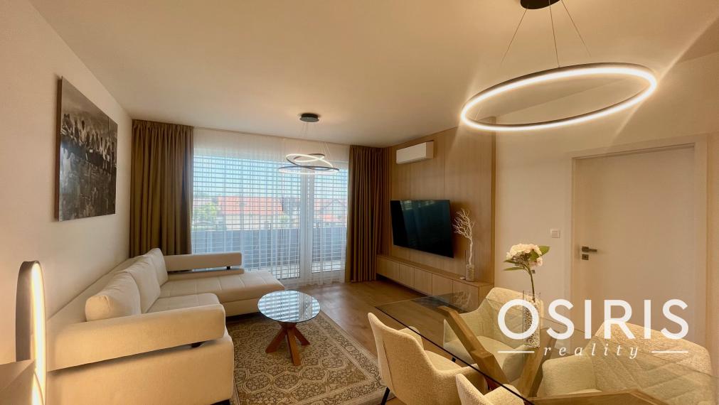 Prenájom úplne nového, luxusného 2 izb. bytu s garážovým miestom