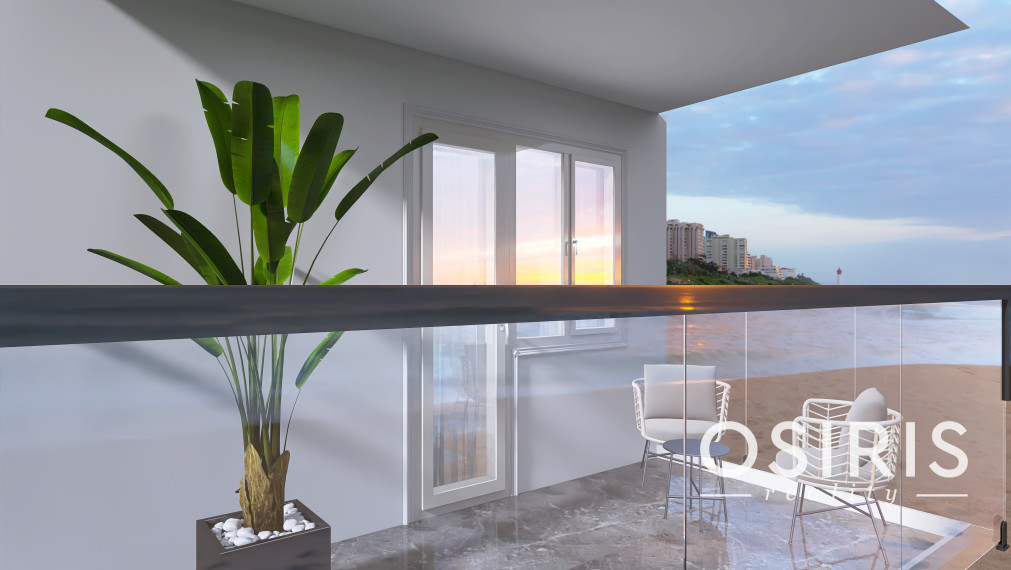 Luxusný apartmán s výhľadom na more v exkluzívnom hoteli v meste Batumi, bazén na streche hotela