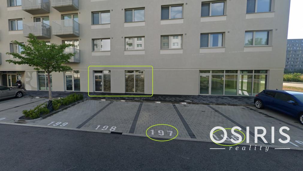 Klimatizovaný obchodný priestor 52,51 m2, novostavba 2024, 2x parkovacie miesto, Ovocné Sady