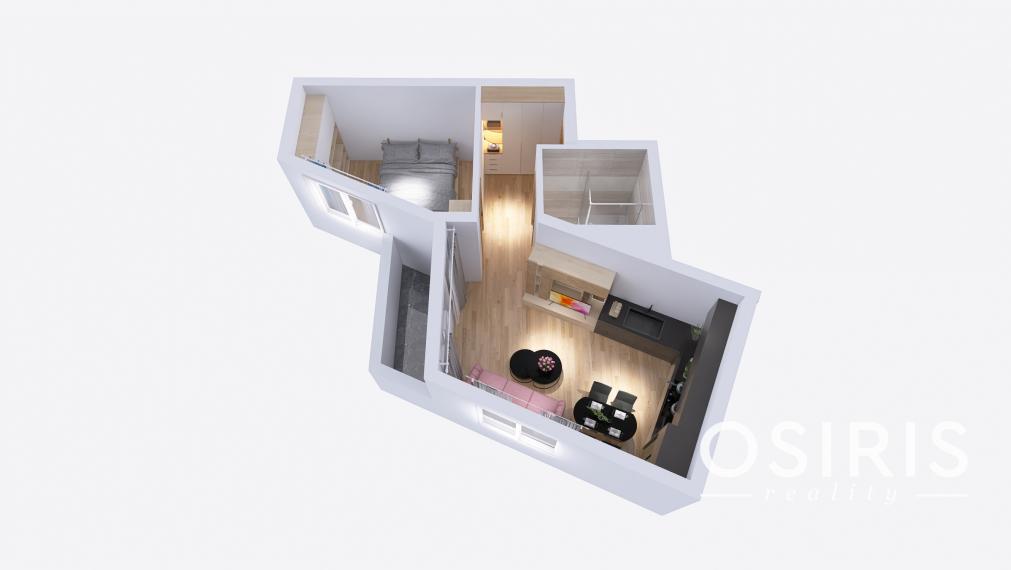 Krátkodobý prenájom, klimatizovaný 2i byt s balkónom, novostavba 2016, parkovacie miesto