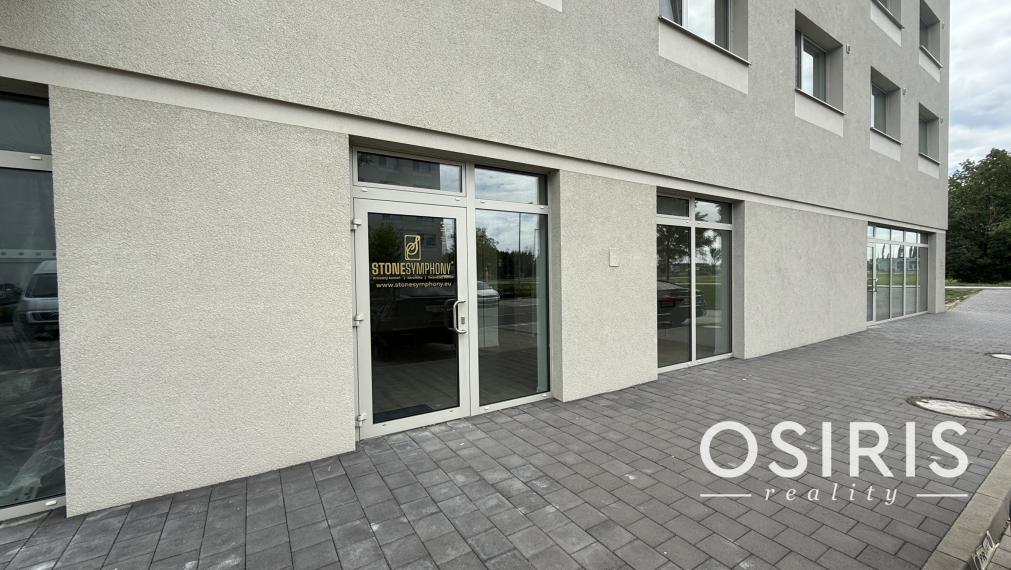 Klimatizovaný obchodný priestor 52,51 m2, novostavba 2024, 2x parkovacie miesto, Ovocné Sady