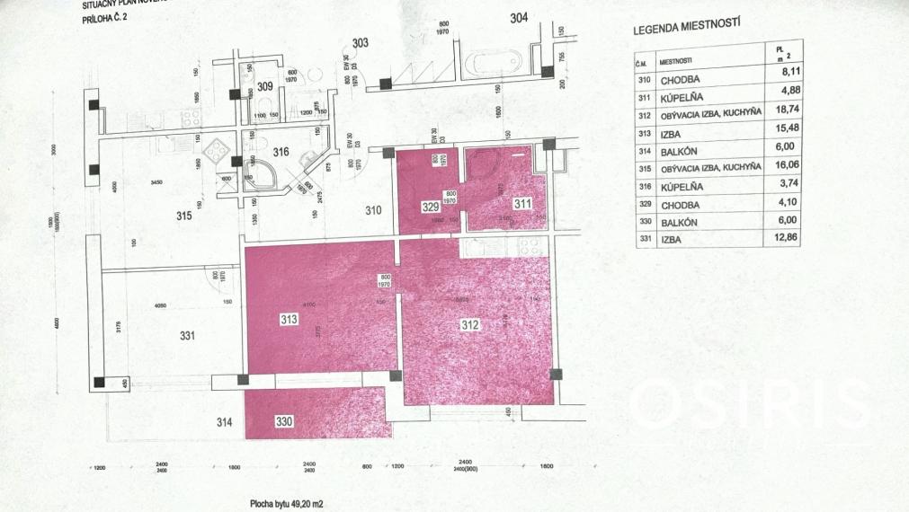 Slnečný, zariadený 2i byt s výhľadom na Tatry, Smižany