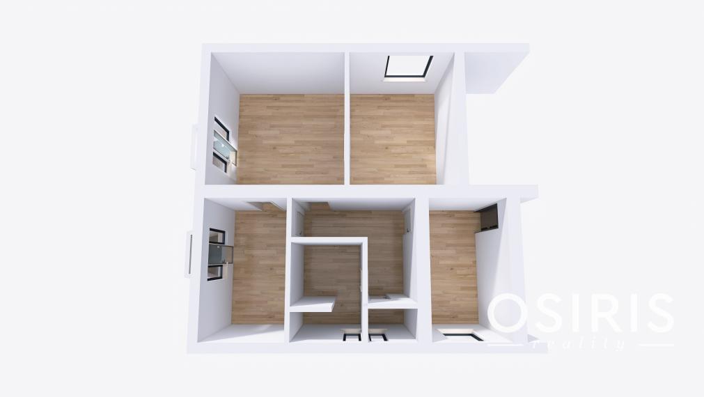 2-izbový byt + samostatná kuchyňa, 2x balkón, Banícka ul.