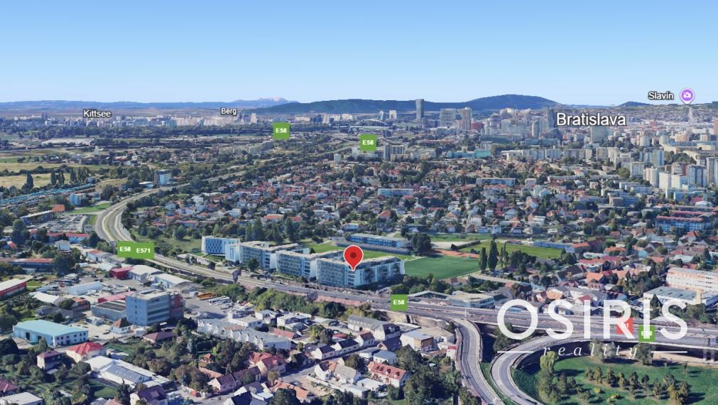 Moderný 1-izbový byt s terasou 20 m2, parkovacie miesto, Ružinov