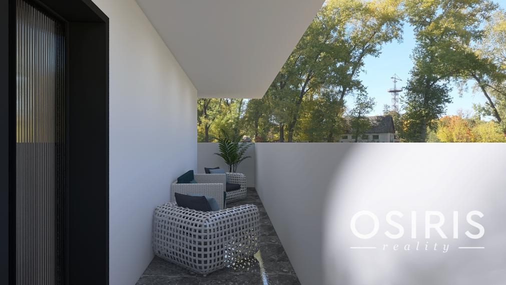 Klimatizovaný 3i byt v novostavbe z r. 2025, terasa 24 m2, 1 x parkovanie