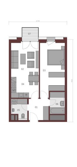 Najlepšia cena na trhu - Metropolis - 2 izb. apartmán s garážovým miestom