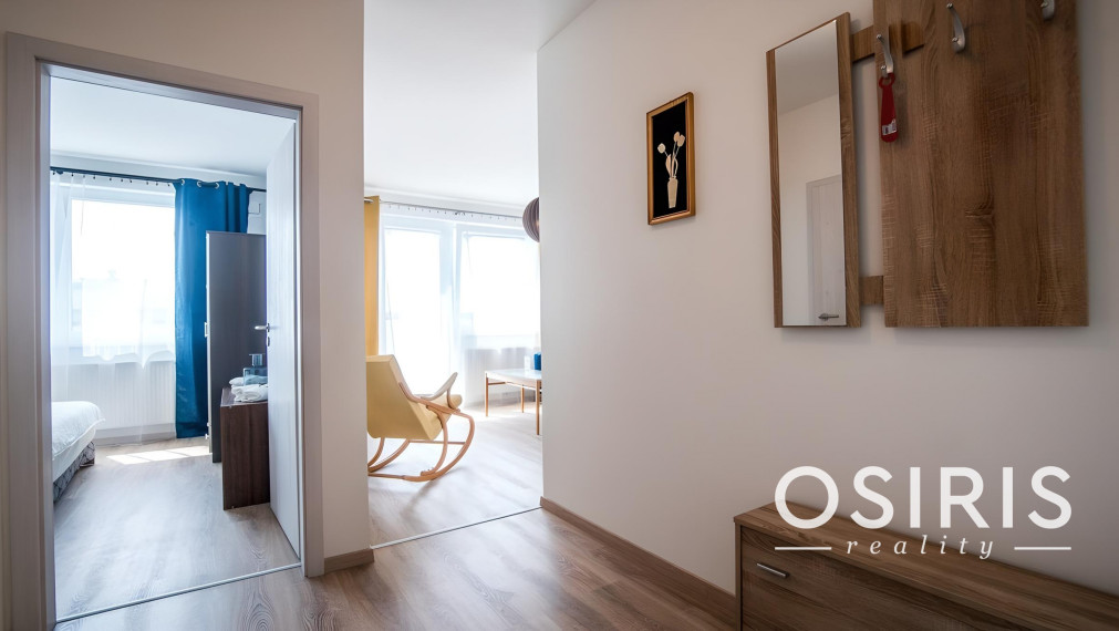 Na prenájom zariadený 2i byt s balkónom v novostavbe 2023, Ovocné sady