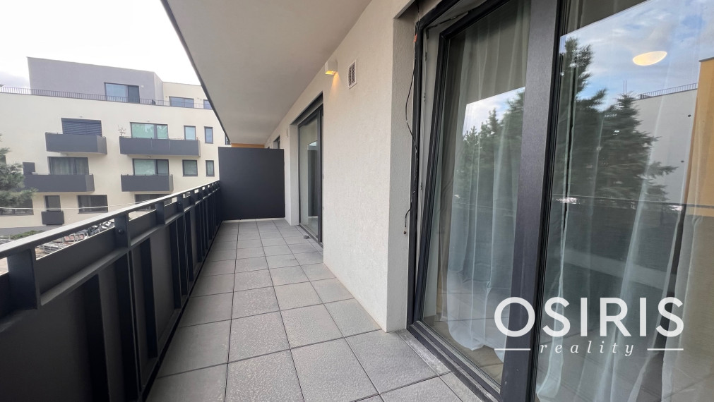 Na prenájom 2i byt s balkónom 12 m2, novostavba 2024, 1x parkovacie miesto,