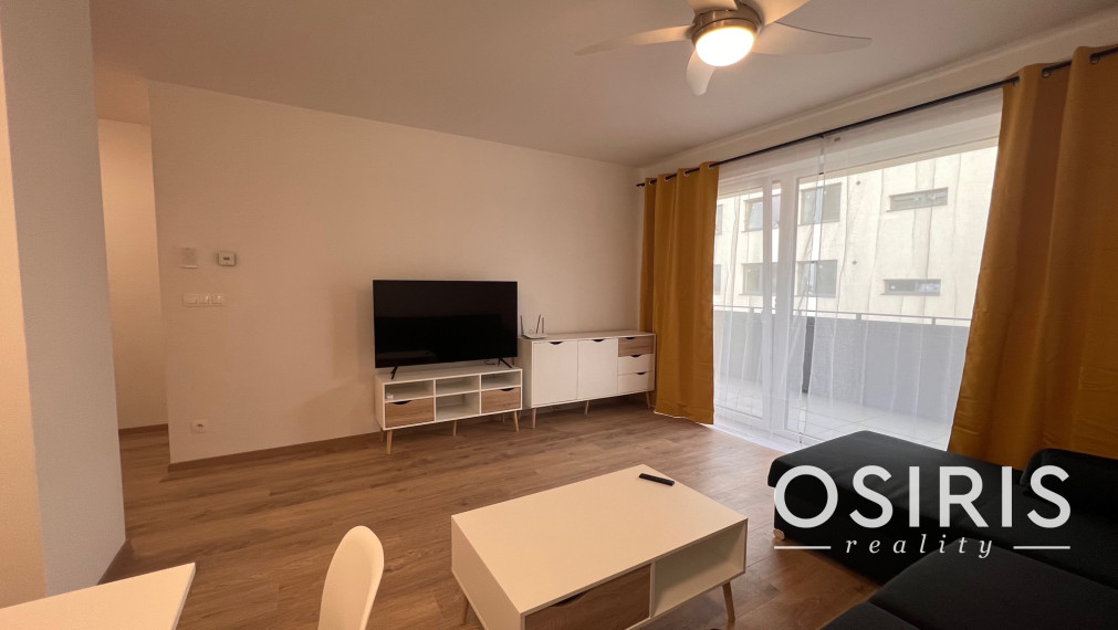 Na prenájom 2i byt s balkónom 12 m2, novostavba 2024, 1x parkovacie miesto,