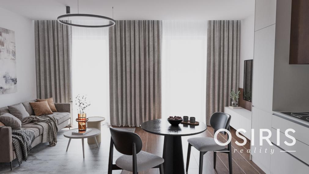 1-izbový byt s terasou v projekte VERDENA, r. 2025, zariadený v štandarde