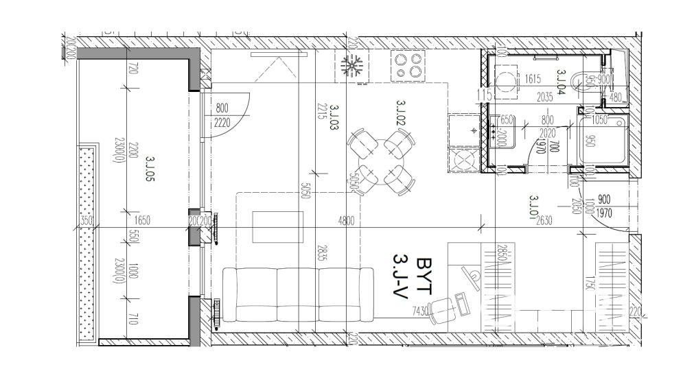 1-izbový byt s terasou v projekte VERDENA, r. 2025, zariadený v štandarde