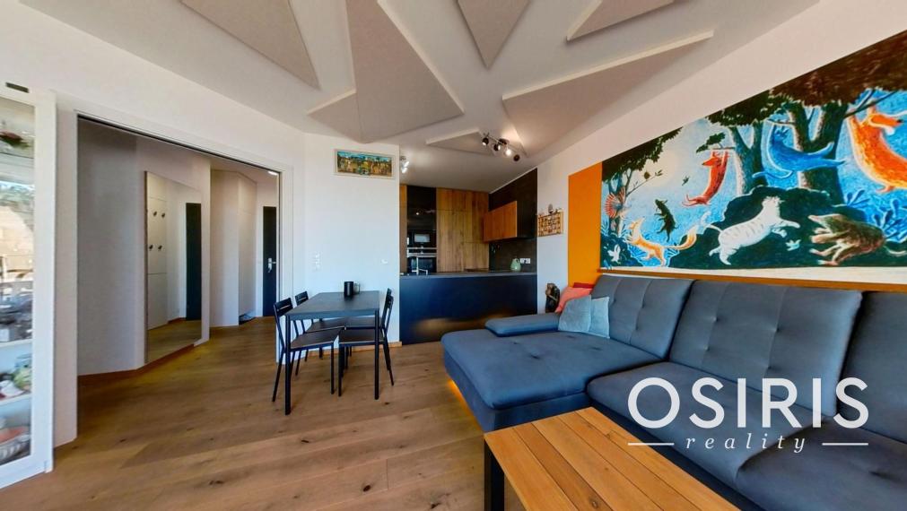 2i byt zariadený dizajnérom, s priestrannou terasou, novostavba 2019, Koliba