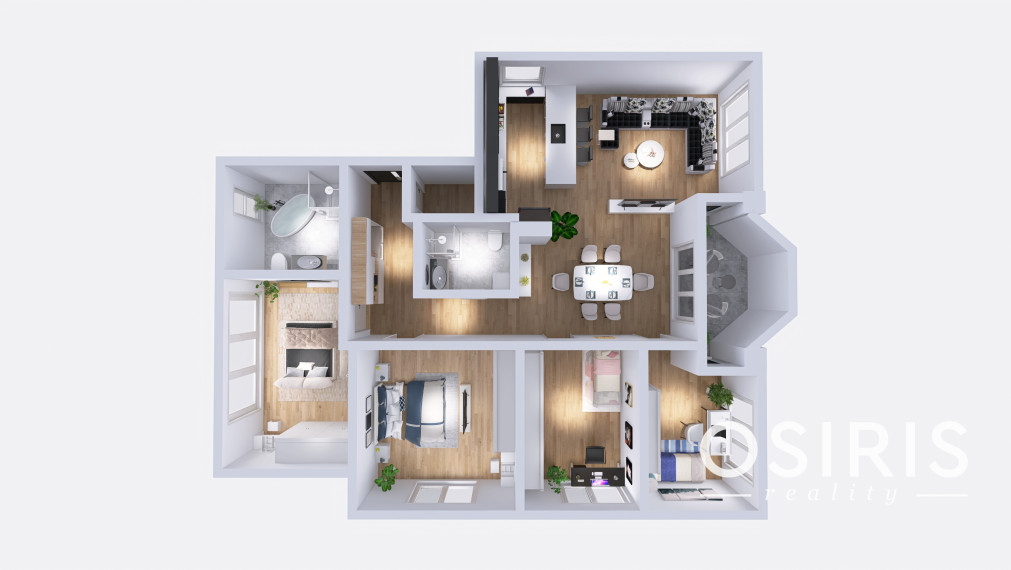 Nadštandardný klimatizovaný 5i byt 160 m2 + záhrada 100 m2, Holubyho ul.