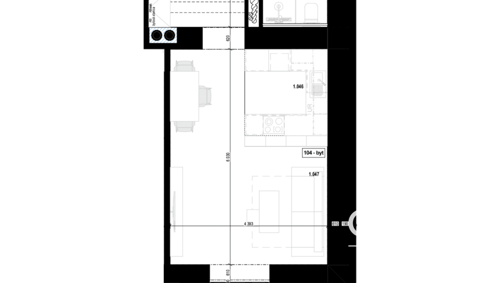 1-izbový byt c 104 v úplne novom projekte TRI HÁJE v Lipt. Mikuláši