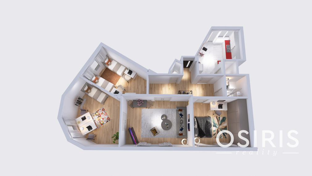 Klimatizovaný 4-izbový byt, v úplnom centre mesta, Laurinská ul.