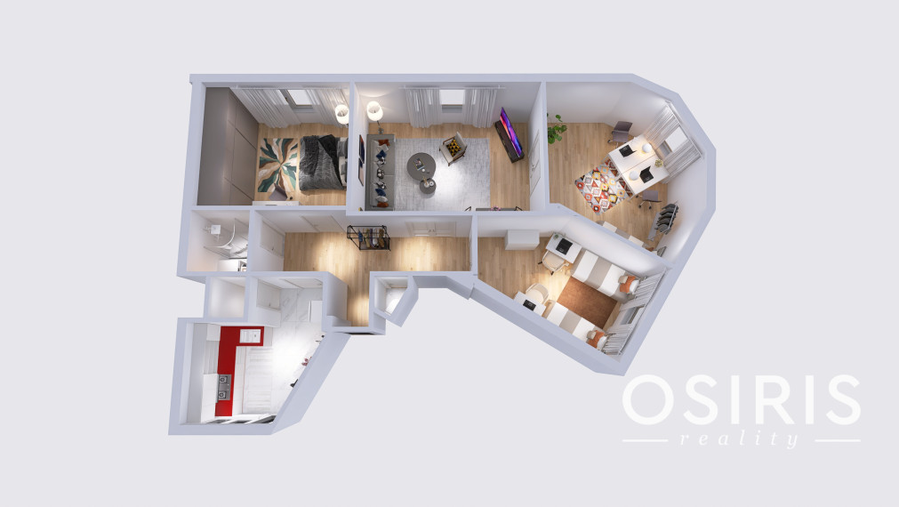 Klimatizovaný 4-izbový byt, v úplnom centre mesta, Laurinská ul.