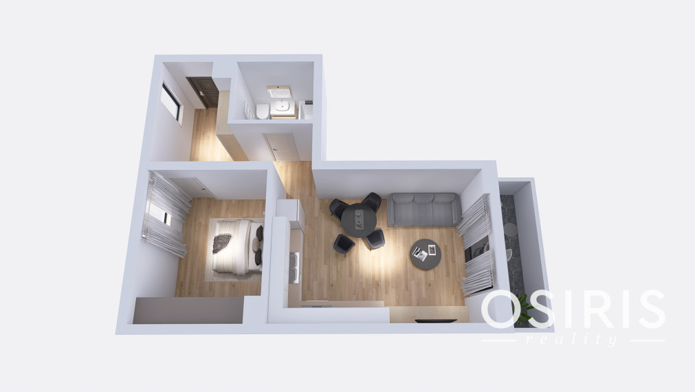 Na prenájom zariadený 2-izbový byt v novostavbe Agáty, Dúbravka