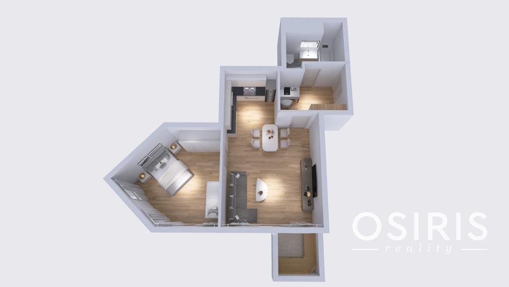 Klimatizovaný 2i byt s balkónom, novostavba 2019, parkovacie miesto