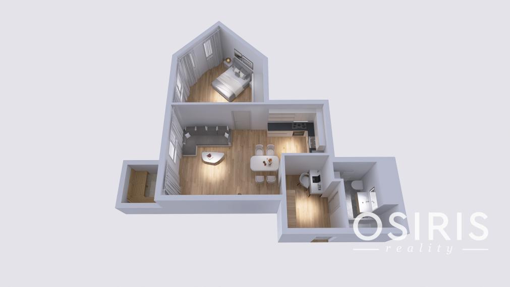 Klimatizovaný 2i byt s balkónom, novostavba 2019, parkovacie miesto