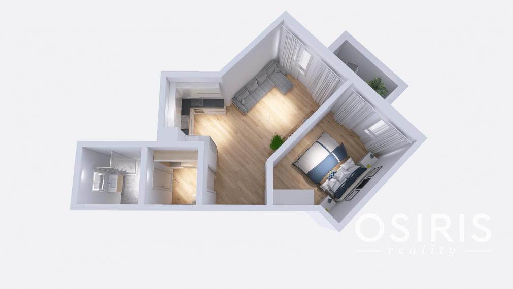 Klimatizovaný 2i byt s balkónom, novostavba 2019, parkovacie miesto