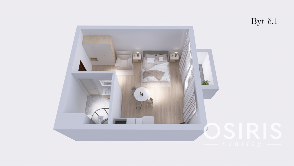 Kompletne zariadený nadštandardný 1-izbový apartmán – Gerlach Rezort